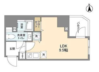 エムレジデンス渋谷神泉【4階】の間取り