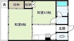 レジリエンス三里【4階】の間取り