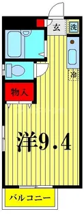 メゾンティーグルB棟【2階】の間取り