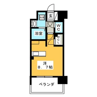 ルーエ今池【13階】の間取り