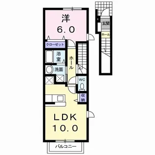 ファースト ステージ【2階】の間取り
