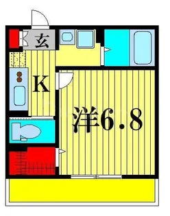 カクタス高砂【2階】の間取り