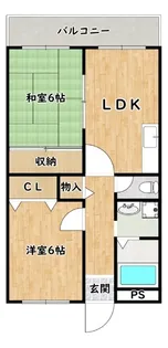 ラフィーネ井上【2階】の間取り