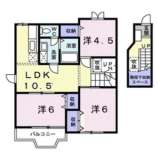 ソレアード【2階】の間取り