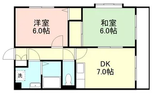 ヴィラ紀水【2階】の間取り