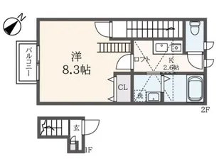 ホワイト カーサの間取り
