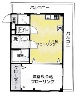 コンパウンド・イースト【3階】の間取り