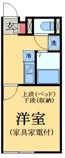 LPセントラル誉田【1階】の間取り