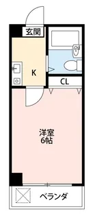ROOK赤堤【1階】の間取り