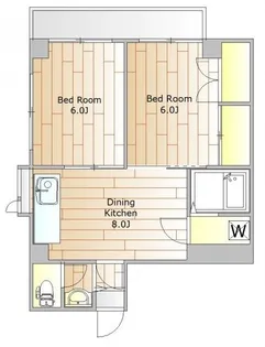 リッチモンドコート【3階】の間取り