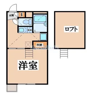 レオパレスFUKONO壱番館【1階】の間取り