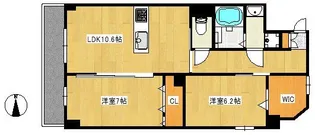 ガーデンテラス南葛西【4階】の間取り