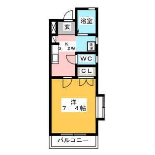大宮サンハイム【3階】の間取り