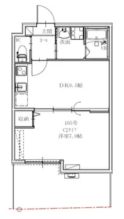 フォルトゥーナ打出浜【1階】の間取り