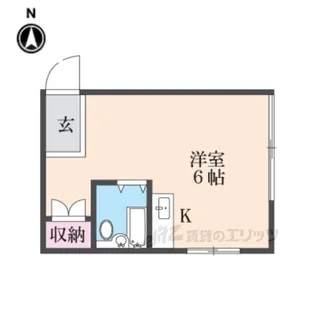 ウチダマンション【2階】の間取り