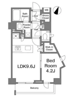 ザ・レジデンス早稲田【3階】の間取り