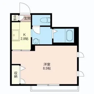 ハニーコーム【1階】の間取り