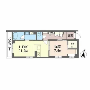 ドムス グランツ 大宮日進【1階】の間取り