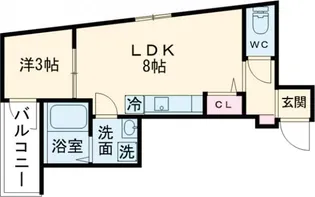 MOVE上飯田【2階】の間取り