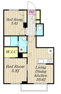 コンフォート泉【1階】の間取り