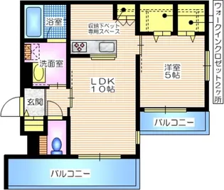 キュロコ横浜鶴見【3階】の間取り