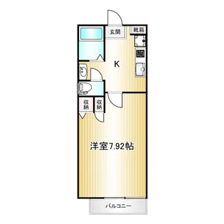 クレール豊島園【2階】の間取り