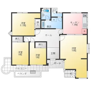 アメジスト【2階】の間取り