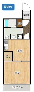 FUKUE BLD【8階】の間取り