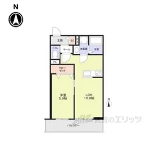 FORESTMAISON京都北山WEST【1階】の間取り