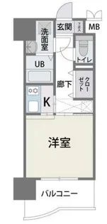 CAVANA天神【12階】の間取り