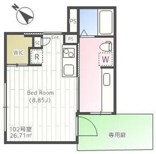 FARE大塚I【1階】の間取り