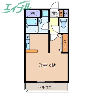 ミレニアム楠【3階】の間取り