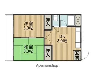 メゾン深野【4階】の間取り
