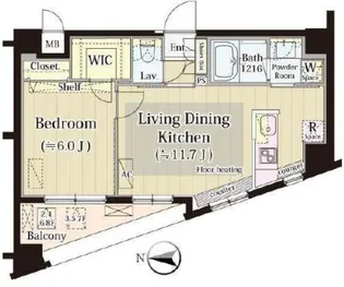 Mia Casa II【6階】の間取り