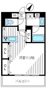 カスタリア中野【5階】の間取り