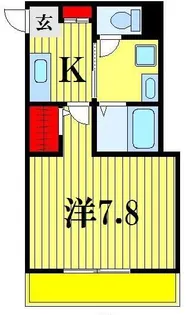 クレフラスト松戸吉井町【1階】の間取り