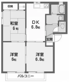 グランシード星岡 A・B棟【2階】の間取り