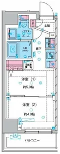 GENOVIA本所吾妻橋III【2階】の間取り