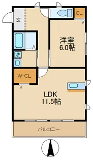 Beverly T【2階】の間取り