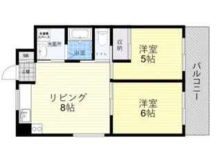 オリンピヤコープ【2階】の間取り