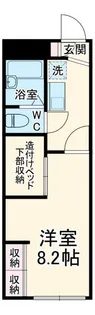 レオパレスミヤビ【2階】の間取り