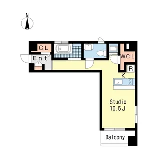 Studio Eleven【3階】の間取り