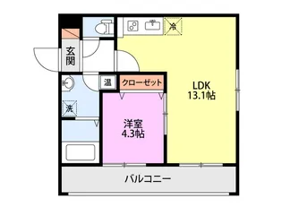 メゾン ド マザー【3階】の間取り