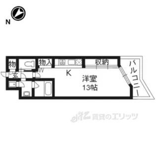 GrandE’terna京都【7階】の間取り