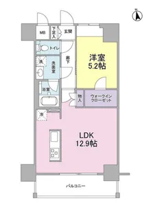 VANTAGE HASUNE【8階】の間取り