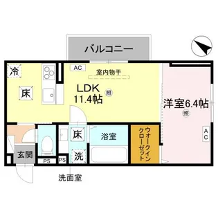 D-Regalo下馬N【1階】の間取り