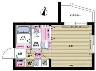 フェニックス中野新橋パインアイル【4階】の間取り