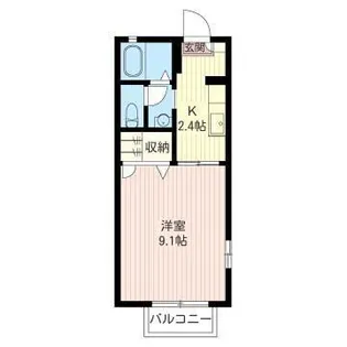 クローバーハウス【1階】の間取り