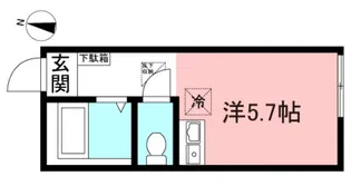 アーヴェル東白楽【1階】の間取り