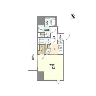 シェフルール新御徒町II【9階】の間取り